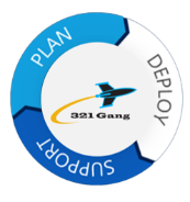 Plan Deploy Manage 321 Gang Logo
