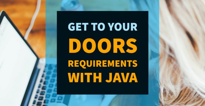 Get to your DOORS requirements with Java
